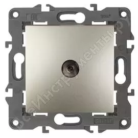 Одиночная TV розетка ЭРА 14-3101-04 Elegance Б0034293