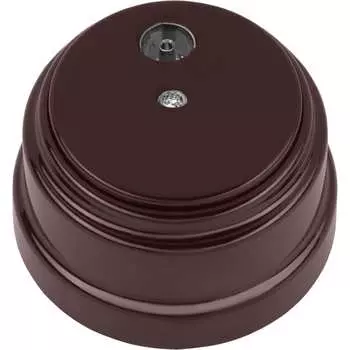 Розетка BYLECTRICA серия РЕТРО ТР-5241 шоколад