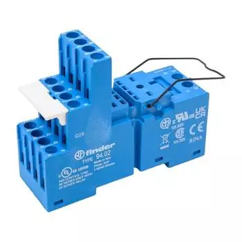 Розетка для реле 55.32, 85.02 и модулей 99.02, 86.30 Finder 9402SMA