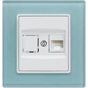 Розетка для сетевого кабеля Vesta Electric Exclusive Blue FRZ00041018SIN