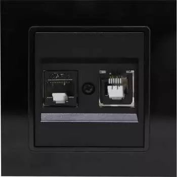 Розетка для сетевого кабеля Vesta Electric Exclusive Black FRZMT040012CHR