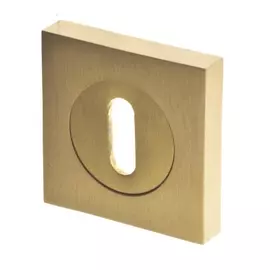 Розетка doorlock dl m04/sy ob osv-15 латунь матовая a=35-55 мм, квадратная розетка 73581