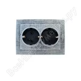 Двухместная розетка duwi