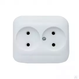 Двухместная розетка duwi