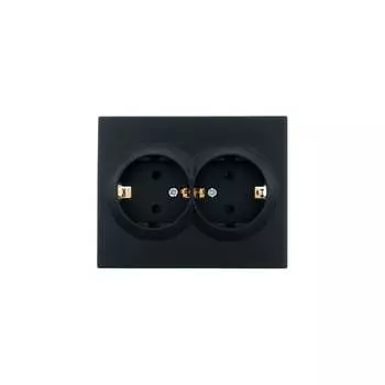 Розетка двойная Lezard 742-4200-178B