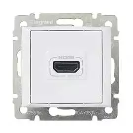 Розетка hdmi legrand valena белый 770085