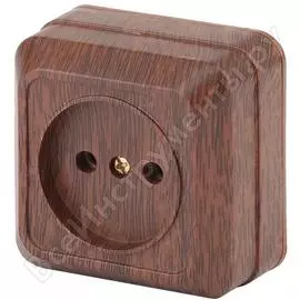 Розетка intro 220110 2p, 16а, 250в, ip20, оу, quadro, венге 3600 б0030123