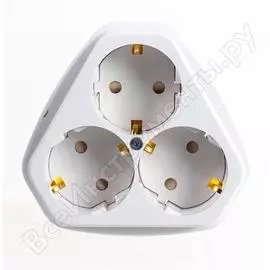 Трехместная розетка Кунцево-Электро РС10/16-503 5930