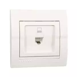 Розетка Lezard RJ45 белый 702-0202-139