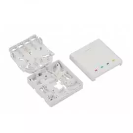 Розетка на DIN-рейку LANMASTER LAN-DRF-4SC/SB-WH