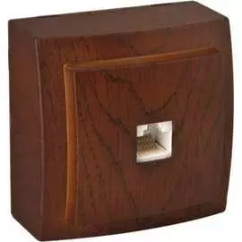 Розетка Nilson Themis wood 26271044