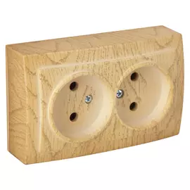 Розетка Nilson Themis wood 26281024