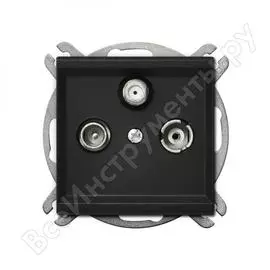 Проходная розетка Ospel Sonata GPA-RSP/m/33