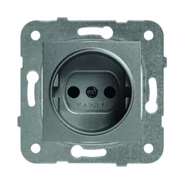 Розетка panasonic б/з темно-серый karre plus 54861 wktt0201-2dg-res
