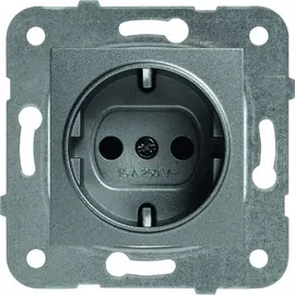 Розетка panasonic с/з темно-серый karre plus 54860 wktt0202-2dg