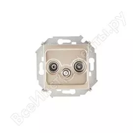 Одиночная розетка R-TV-SAT Simon 1591466-034