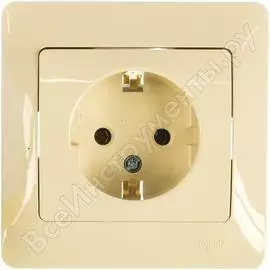 Одноместная розетка Systeme Electric GLOSSA GSL000242