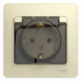 Одноместная розетка Systeme Electric GLOSSA GSL000246