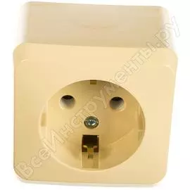 Одноместная розетка Systeme Electric Этюд PA16-003K