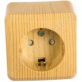 Одноместная розетка Systeme Electric Этюд PA16-004D