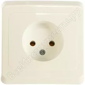 Одноместная розетка Systeme Electric Этюд PC16-001B