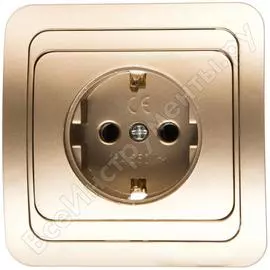 Одноместная розетка Smartbuy Марс SBE-02c-16-S1-Z-c