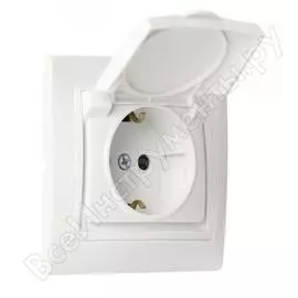 Одноместная розетка Smartbuy Венера SBE-01w-16-S1-1ZK-c