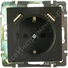 Розетка Smartbuy Нептун SBE-05b-16-S1-USB