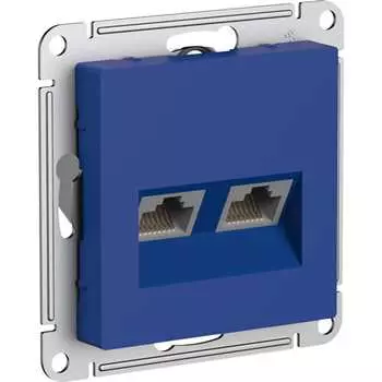 Розетка Systeme Electric Atlasdesign аквамарин ATN001185