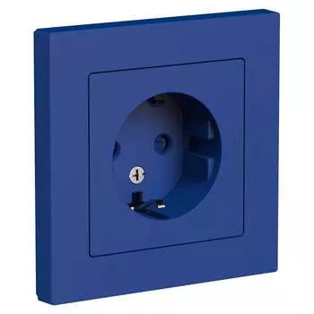 Розетка Systeme Electric Atlasdesign аквамарин ATN001144