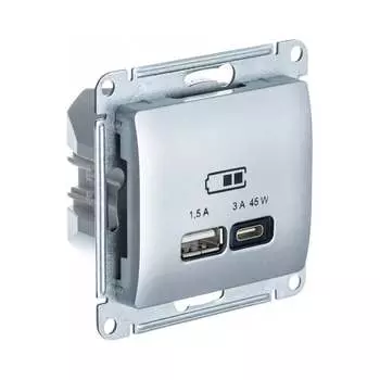 Розетка Systeme Electric USB GLOSSA GSL000329