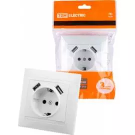 Розетка TDM ELECTRIC Лама SQ1815-0042