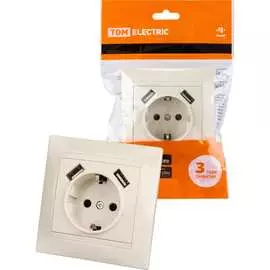 Розетка TDM ELECTRIC Лама SQ1815-0142