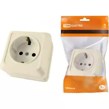 Розетка TDM ELECTRIC Ладога SQ1801-0211