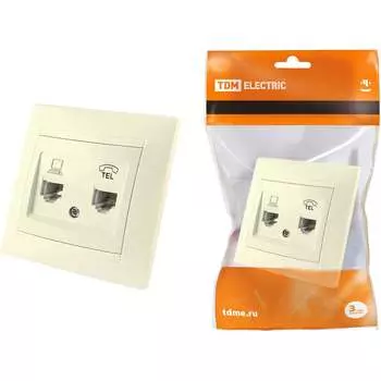 Розетка TDM ELECTRIC Лама SQ1815-0119