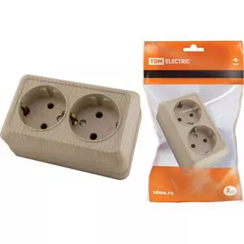 Розетка TDM ELECTRIC Ладога SQ1801-0052