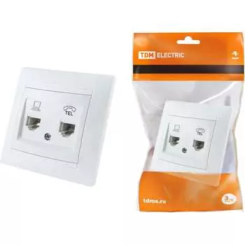 Розетка TDM ELECTRIC Лама SQ1815-0019