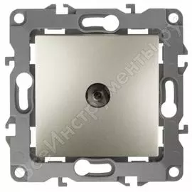 Проходная tv розетка ЭРА 12-3102-04 Б0027434