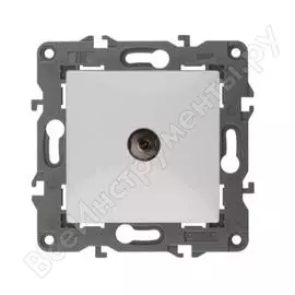 Проходная розетка TV ЭРА Elegance 14310201 Б0034296