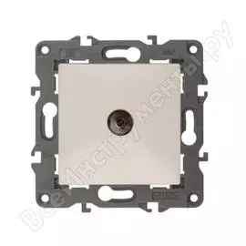 Проходная розетка TV ЭРА Elegance 14310202 Б0034297