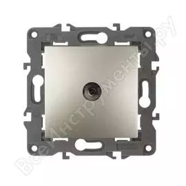 Проходная розетка TV ЭРА Elegance 14310204 Б0034299