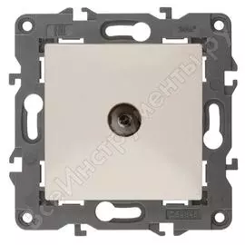 Одиночная TV розетка ЭРА 14-3101-02 Elegance Б0034291