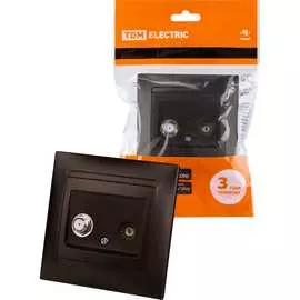 Розетка TV TDM ELECTRIC Лама SQ1815-0520