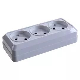 Трехместная розетка UNIVersal Олимп 1160