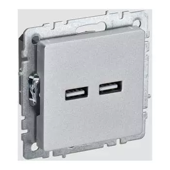 Розетка usb IEK Brite BR-U21-D31-K47