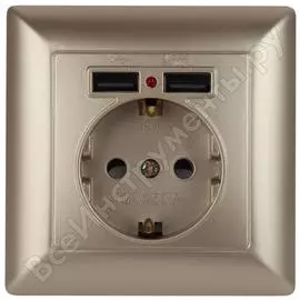 Комбинированный блок Intro 441004 PE Schuko Б0043406