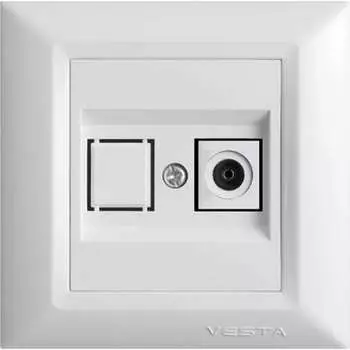 Розетка Vesta Electric Roma FRZTV010101BEL