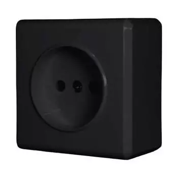 Розетка Vesta Electric Mega Black FRZ00010106CMT