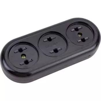 Розеточная колодка TDM ELECTRIC Ретро SQ1806-0104