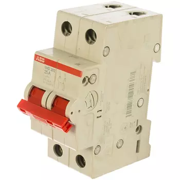 Двухполюсной рубильник ABB SHD202/25 2CDD272111R0025